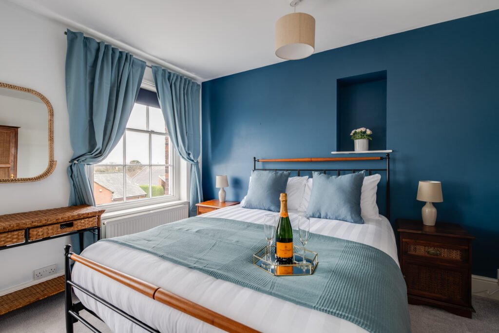 Master Bedroom at Leeward House - Effortless Stay Luxury Business & Leisure Stays & Serviced Accommodation Lymington